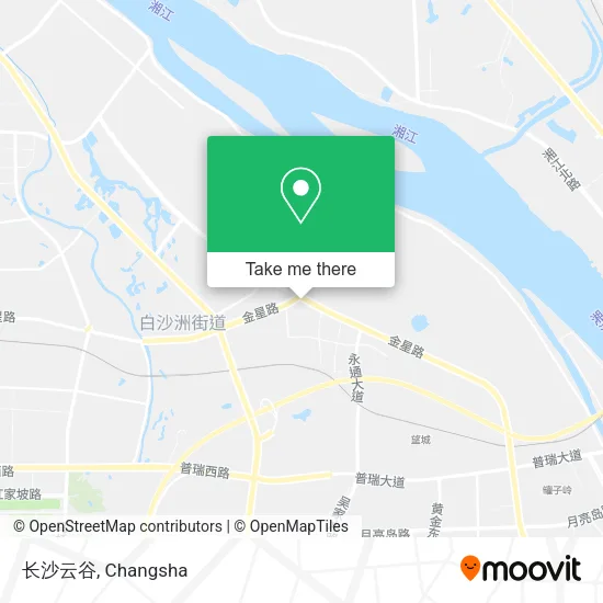 长沙云谷 map