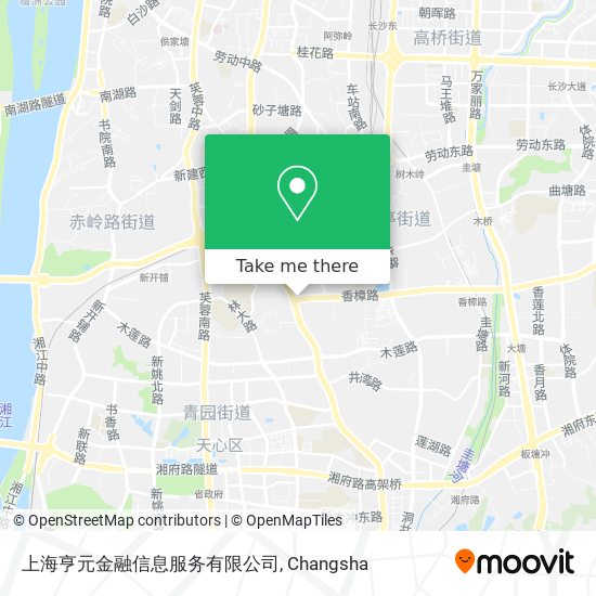 上海亨元金融信息服务有限公司 map