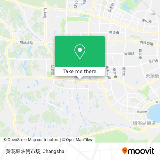 黄花塘农贸市场 map