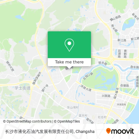 长沙市液化石油汽发展有限责任公司 map