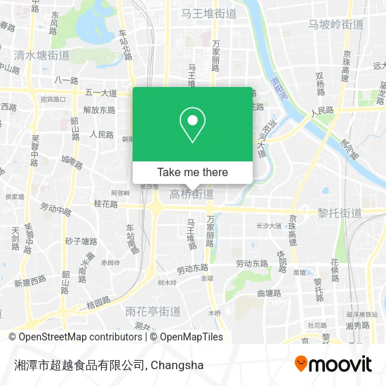 湘潭市超越食品有限公司 map