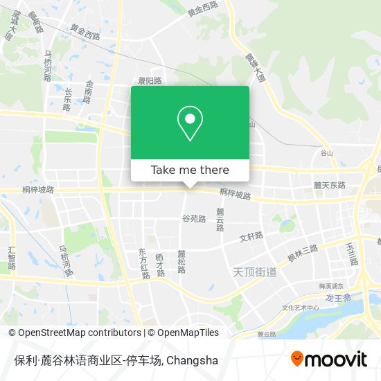 保利·麓谷林语商业区-停车场 map