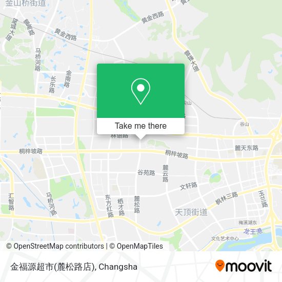 金福源超市(麓松路店) map
