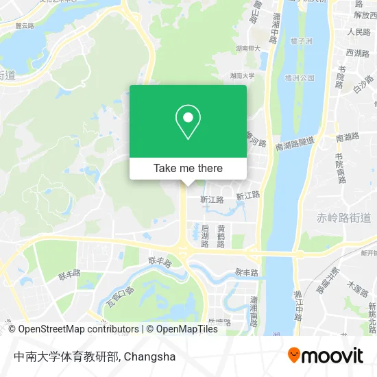 中南大学体育教研部 map