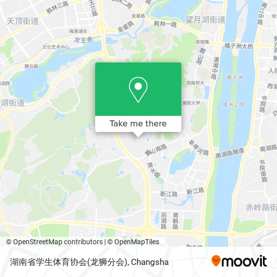 湖南省学生体育协会(龙狮分会) map