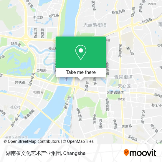 湖南省文化艺术产业集团 map