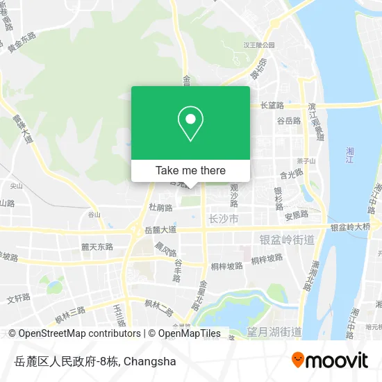 岳麓区人民政府-8栋 map