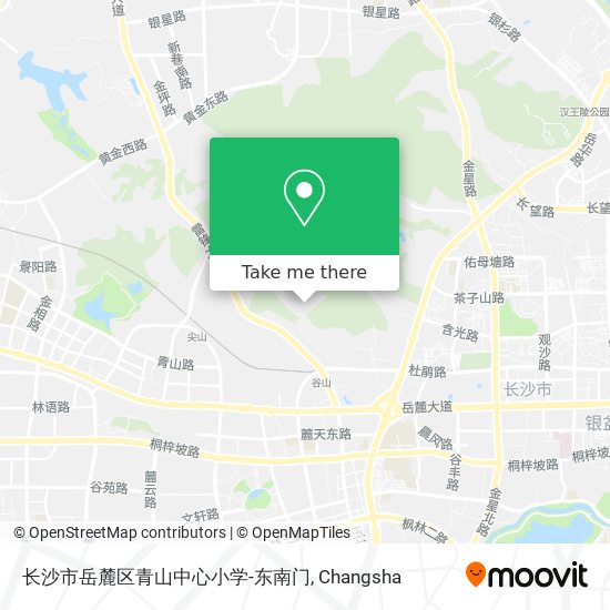 长沙市岳麓区青山中心小学-东南门 map