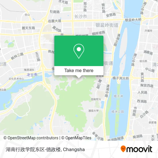湖南行政学院东区-德政楼 map