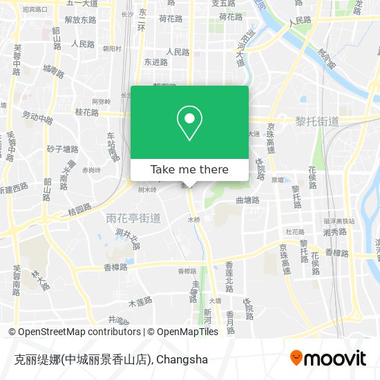 克丽缇娜(中城丽景香山店) map