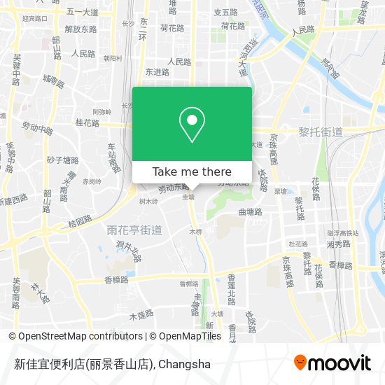 新佳宜便利店(丽景香山店) map