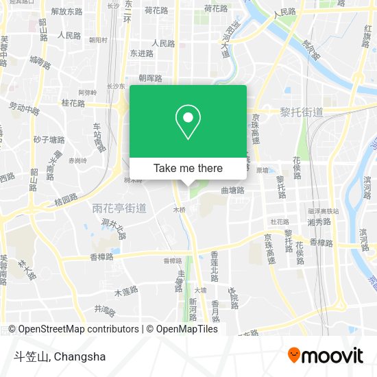 斗笠山 map