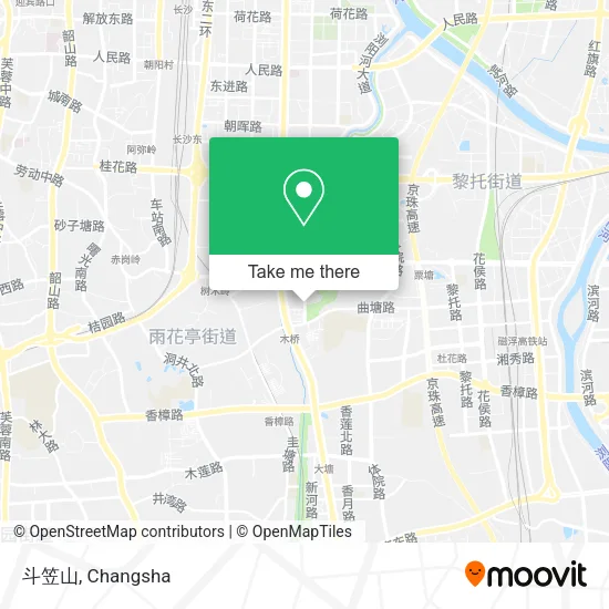 斗笠山 map