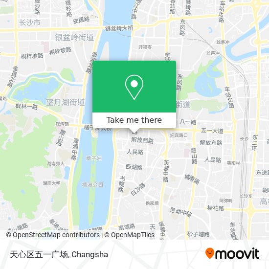 天心区五一广场 map