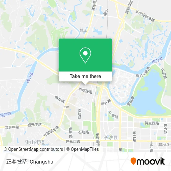 正客披萨 map