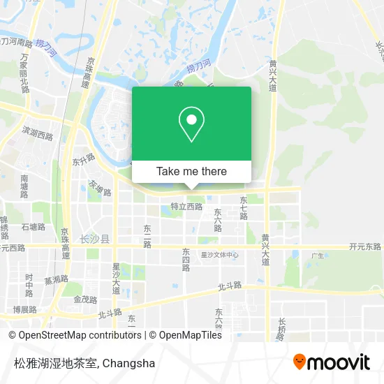松雅湖湿地茶室 map