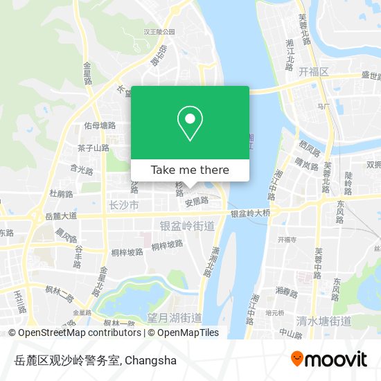 岳麓区观沙岭警务室 map