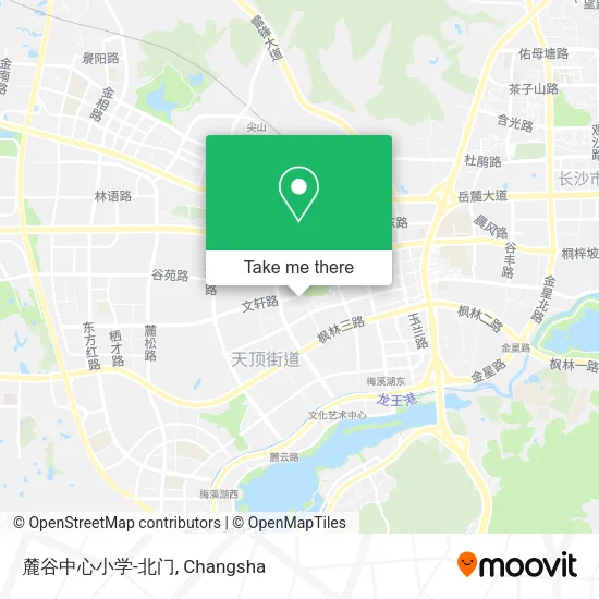 麓谷中心小学-北门 map