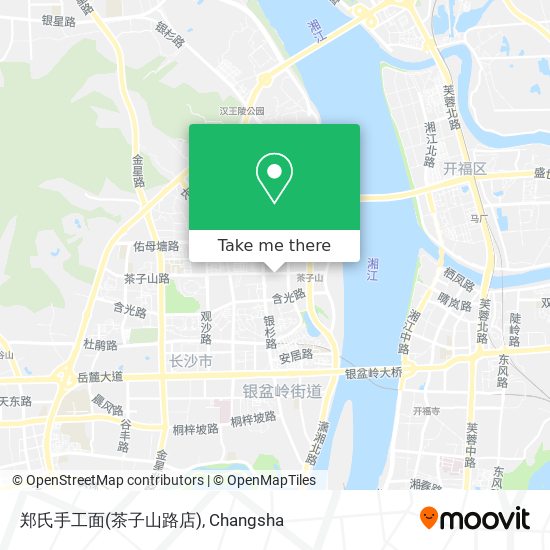 郑氏手工面(茶子山路店) map