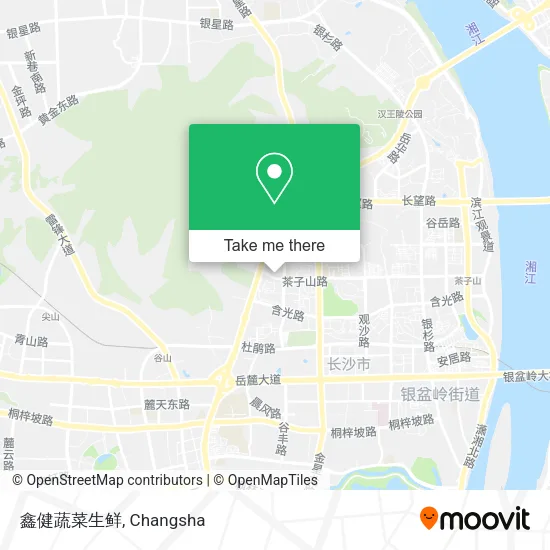 鑫健蔬菜生鲜 map