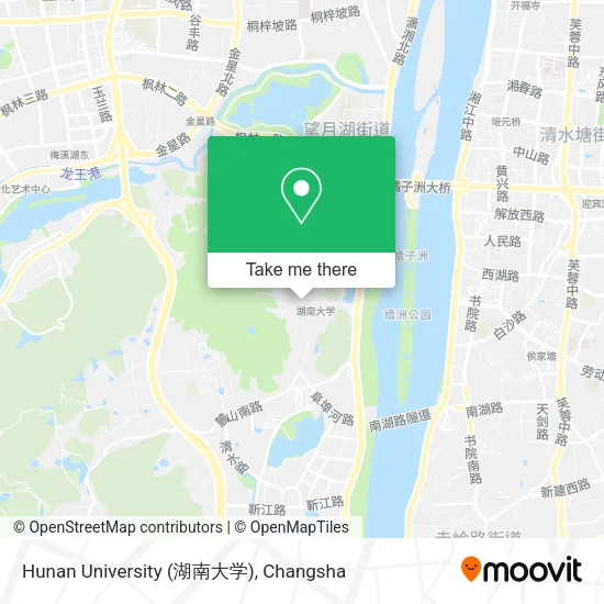 Hunan University (湖南大学) map