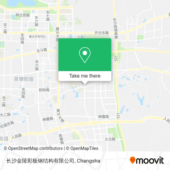 长沙金陵彩板钢结构有限公司 map