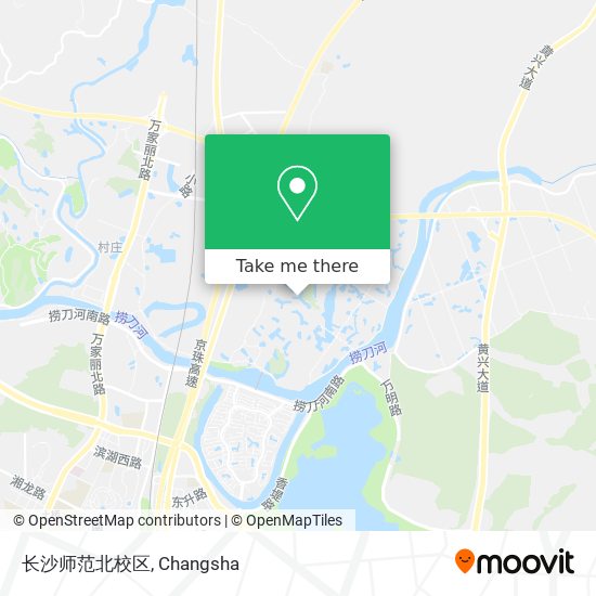 长沙师范北校区 map