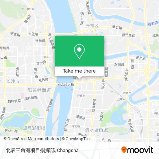 北辰三角洲项目指挥部 map