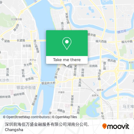 深圳前海佰万盛金融服务有限公司湖南分公司 map