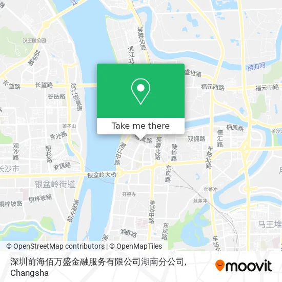 深圳前海佰万盛金融服务有限公司湖南分公司 map
