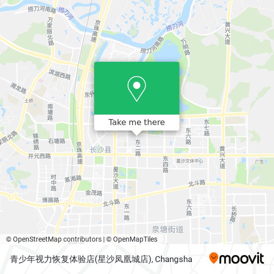 青少年视力恢复体验店(星沙凤凰城店) map