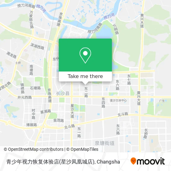 青少年视力恢复体验店(星沙凤凰城店) map