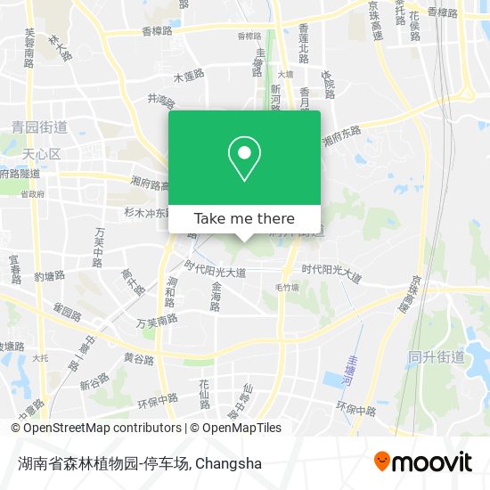 湖南省森林植物园-停车场 map