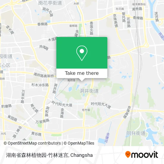 湖南省森林植物园-竹林迷宫 map