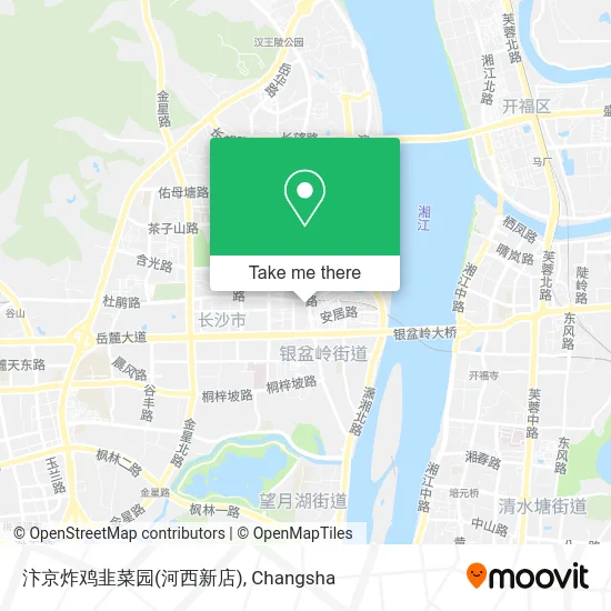 汴京炸鸡韭菜园(河西新店) map