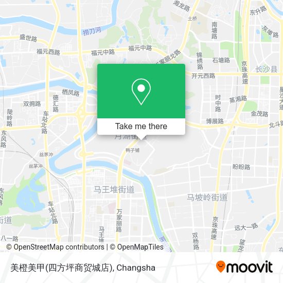 美橙美甲(四方坪商贸城店) map