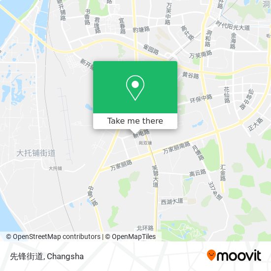 先锋街道 map