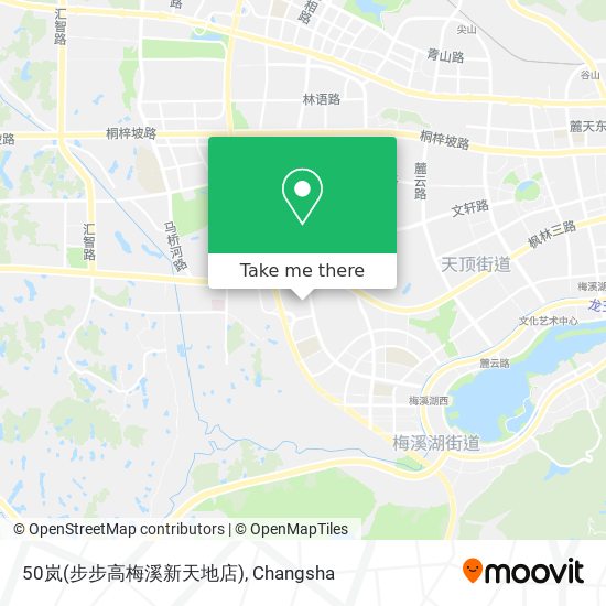 50岚(步步高梅溪新天地店) map