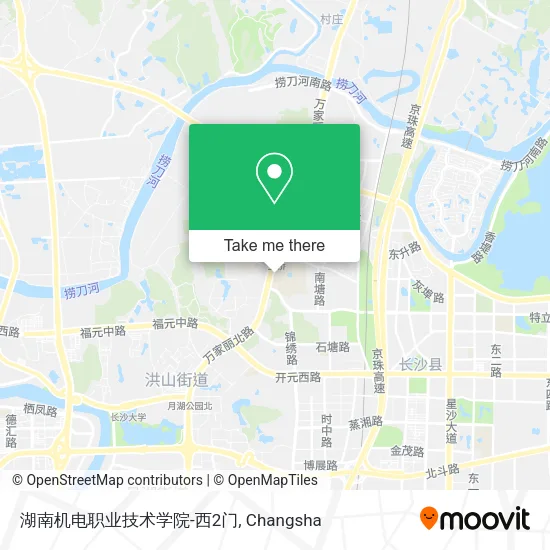 湖南机电职业技术学院-西2门 map