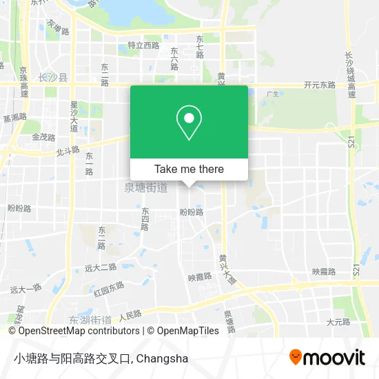 小塘路与阳高路交叉口 map