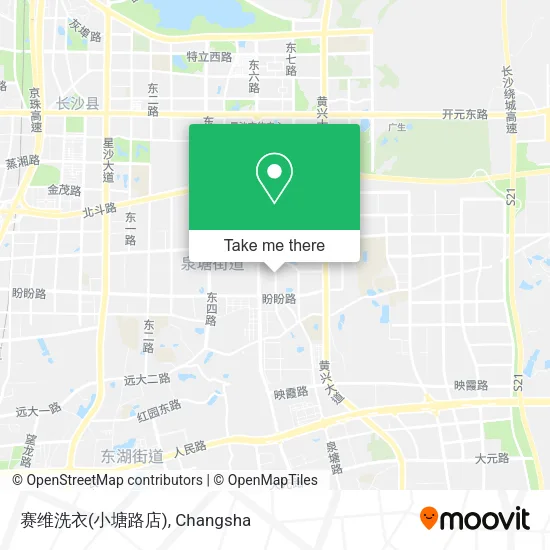 赛维洗衣(小塘路店) map