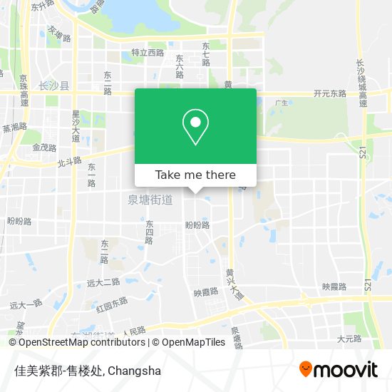 佳美紫郡-售楼处 map