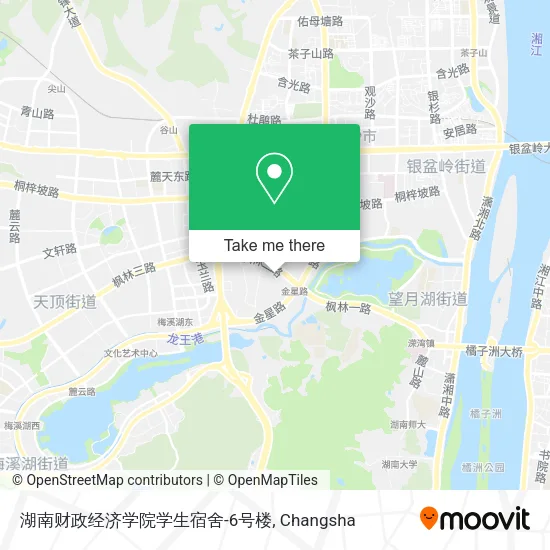 湖南财政经济学院学生宿舍-6号楼 map