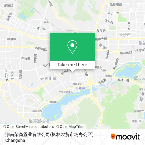 湖南荣商置业有限公司(枫林农贸市场办公区) map