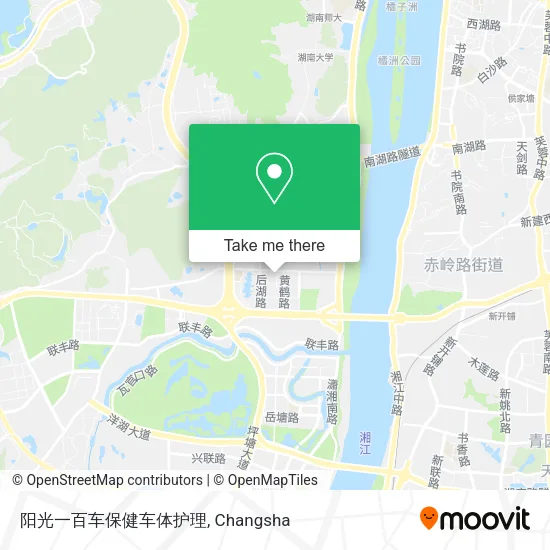 阳光一百车保健车体护理 map