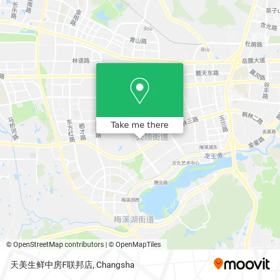 天美生鲜中房F联邦店 map