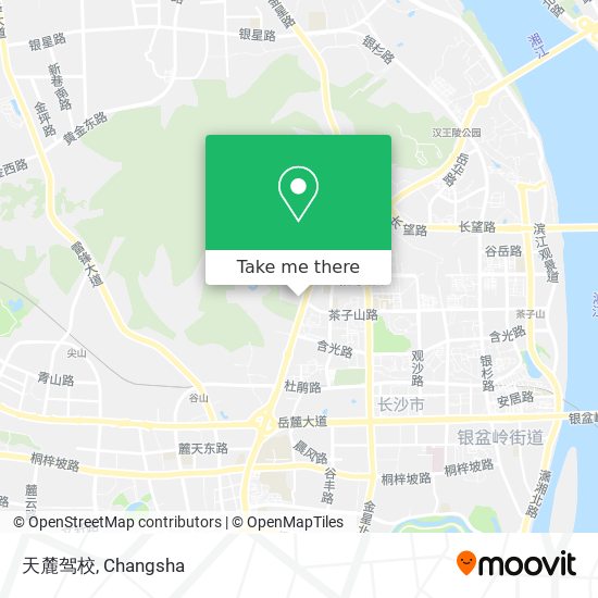 天麓驾校 map