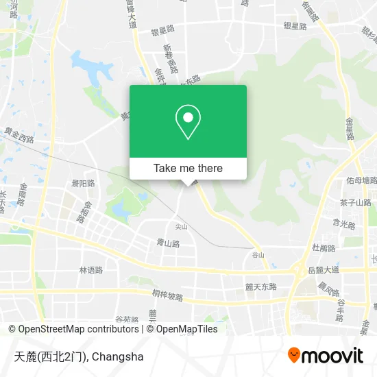 天麓(西北2门) map