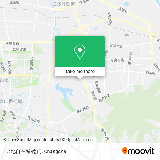 金地自在城-南门 map