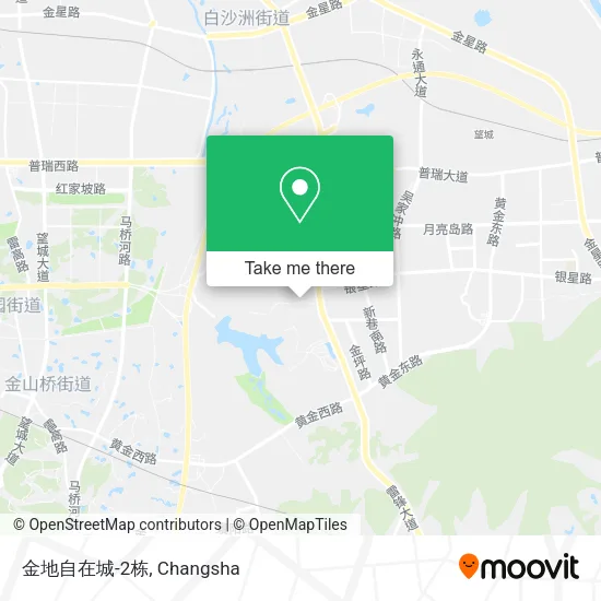 金地自在城-2栋 map